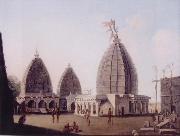 unknow artist, A Group of Temples at Deogarh,Santal Parganas Bihar